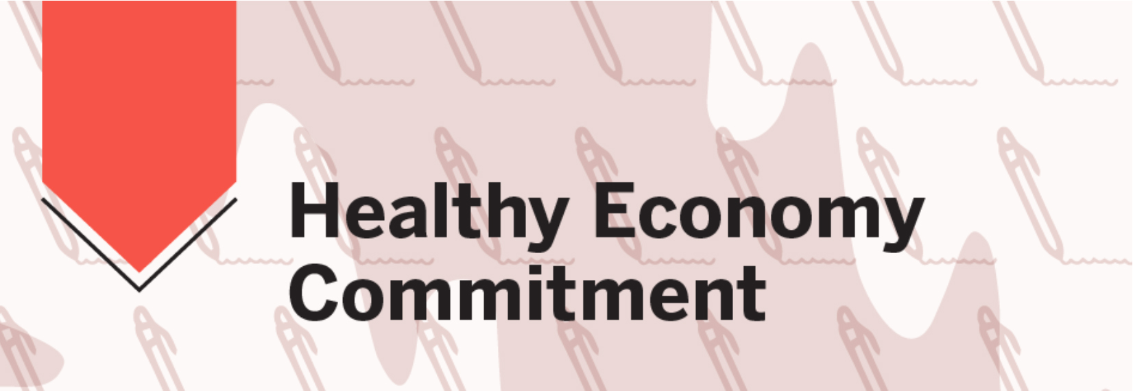 より良い未来のために健全な経済的コミットメントに署名する