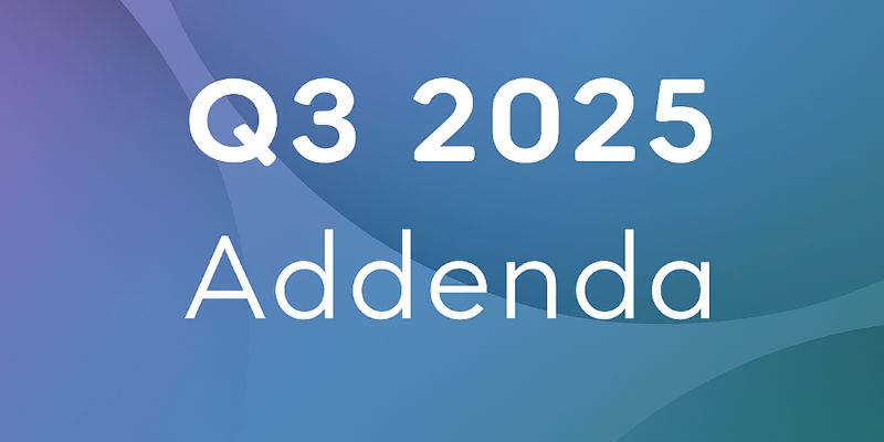2025年第3四半期アデンダ（追加改訂）のガイド