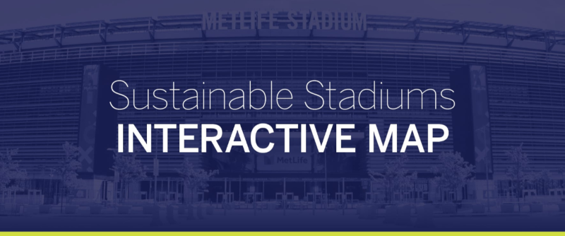 LEED・TRUE認証スタジアムを可視化するマップを公開